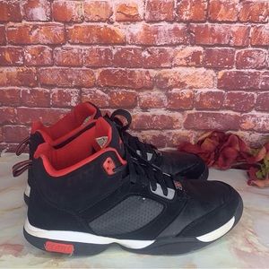 Fubu Vintage Red and Black High Top Sneakers